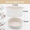 Cute Woven Storage Basket with Handle, Container for Gifts Empty, Decorative Organizer Bins Box for Pet Dog Toys Baby Essentials Snack Diaper Towel